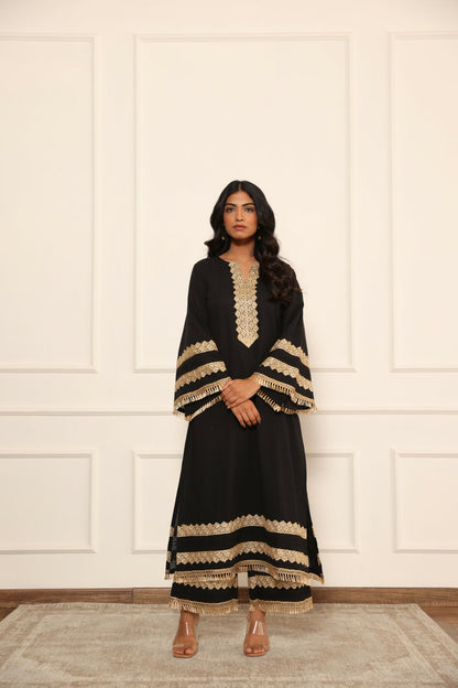 Leela Black Pakistani Suit Set