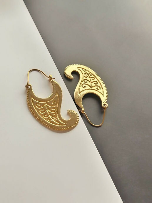 Butee Brass Earrings