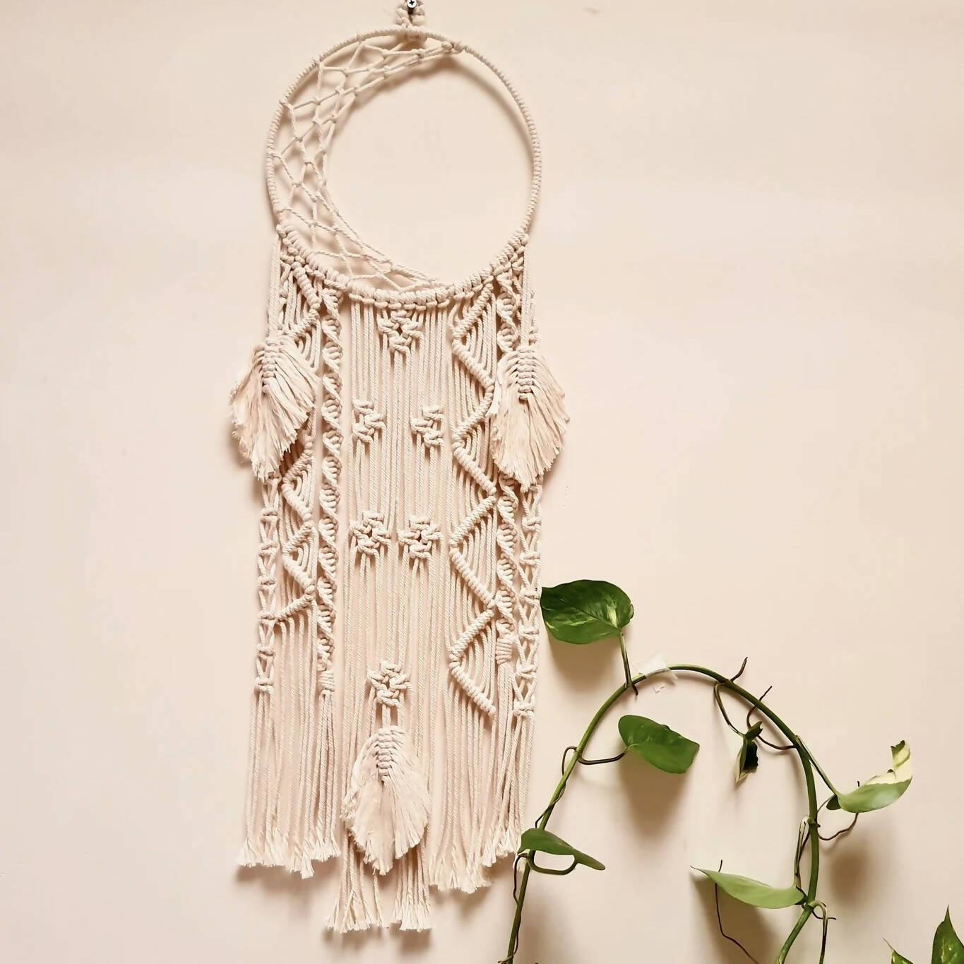 Moon Dreamcatcher - Off White