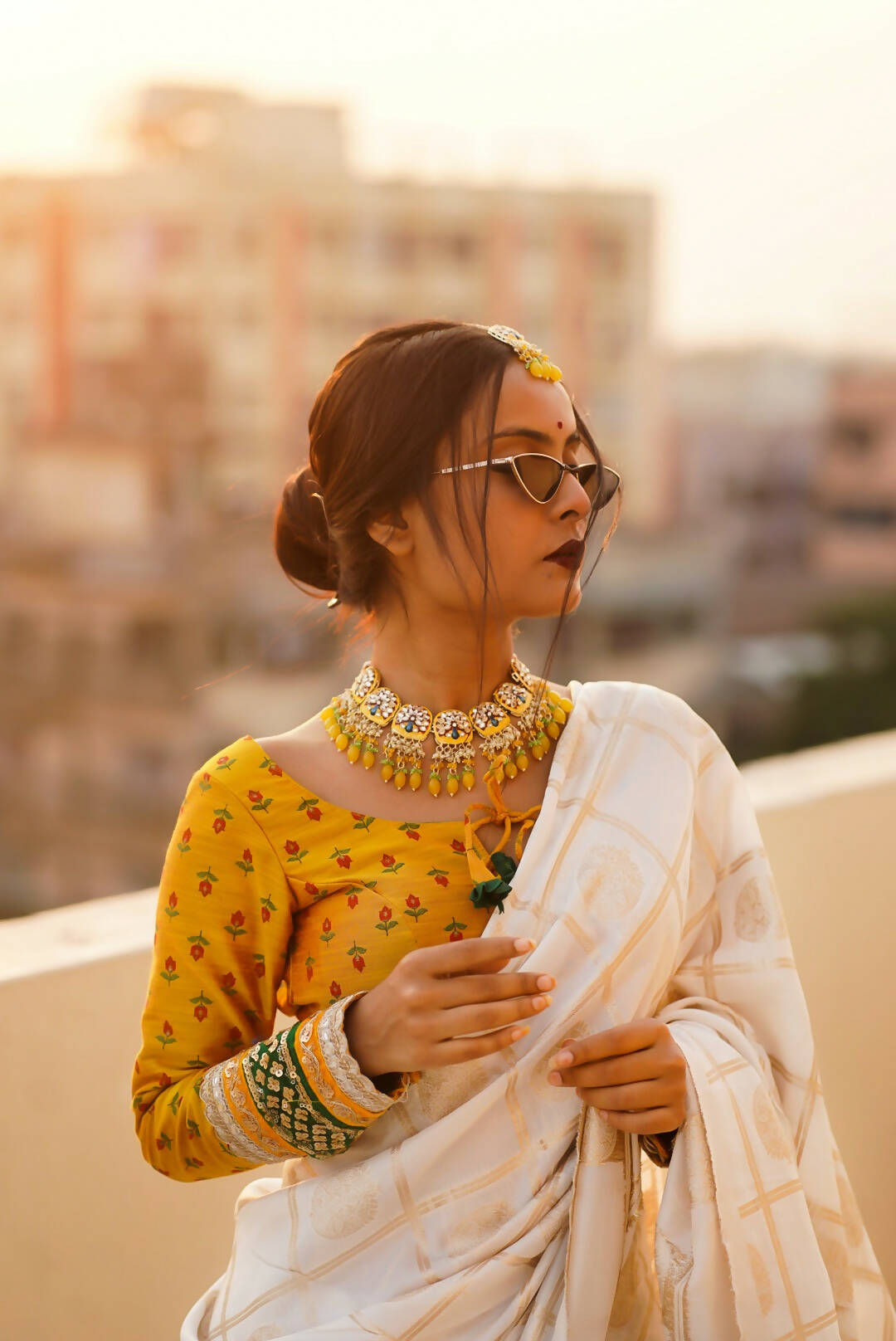 Rubi In Yellow Blouse