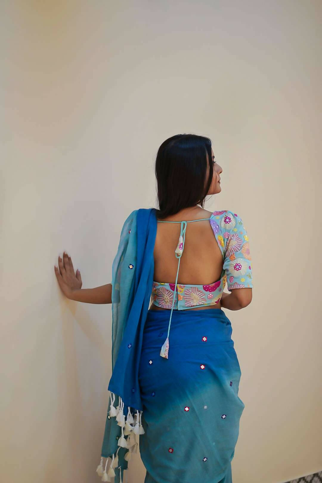 Blue Bee Saree