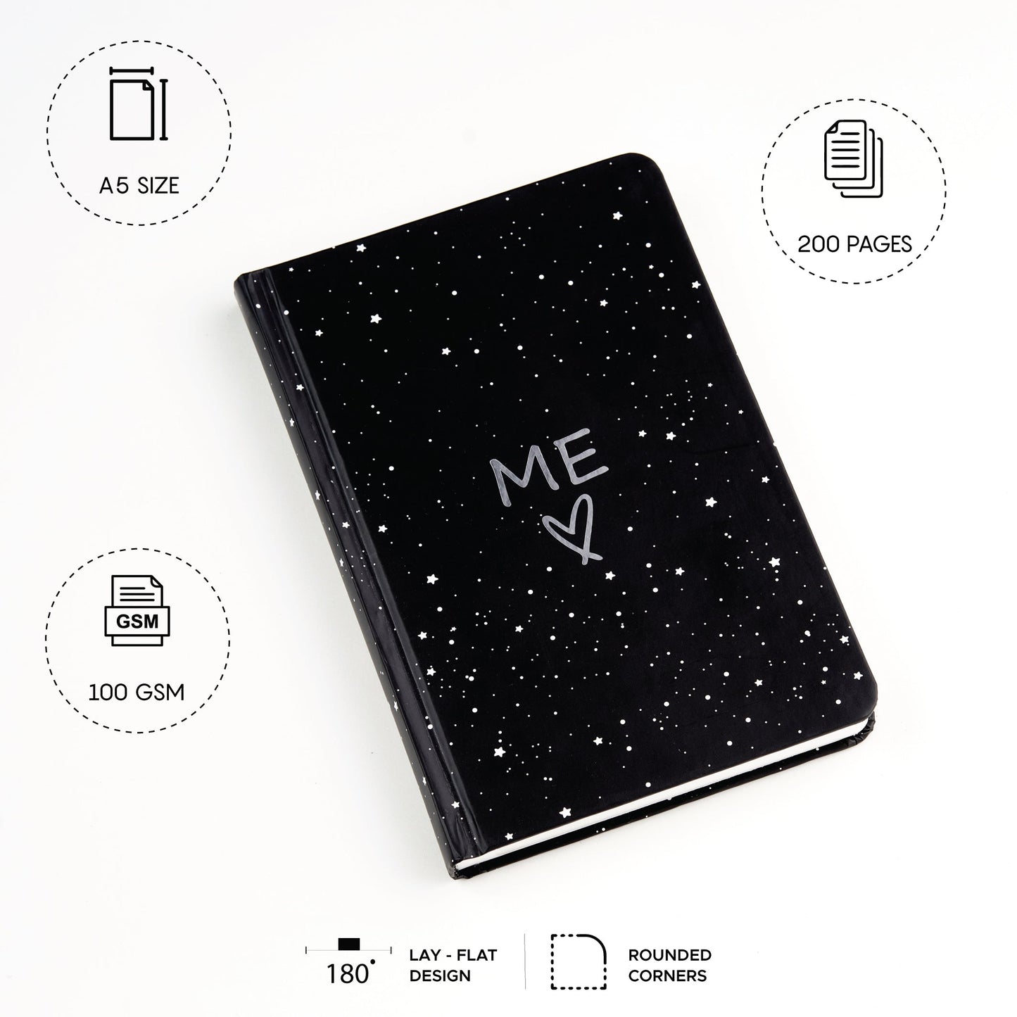 Me - Designer Hard Cover Notebooks