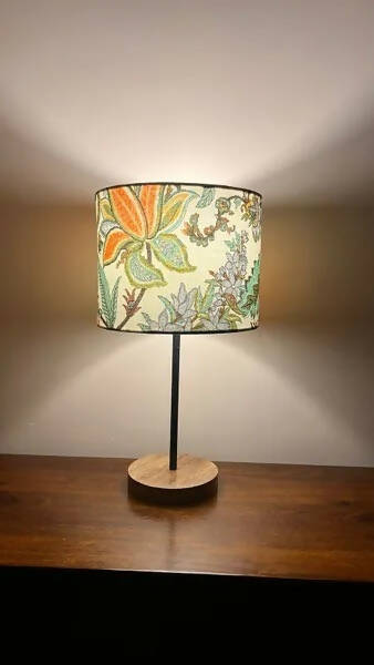 Lampshade - Green Flower aura