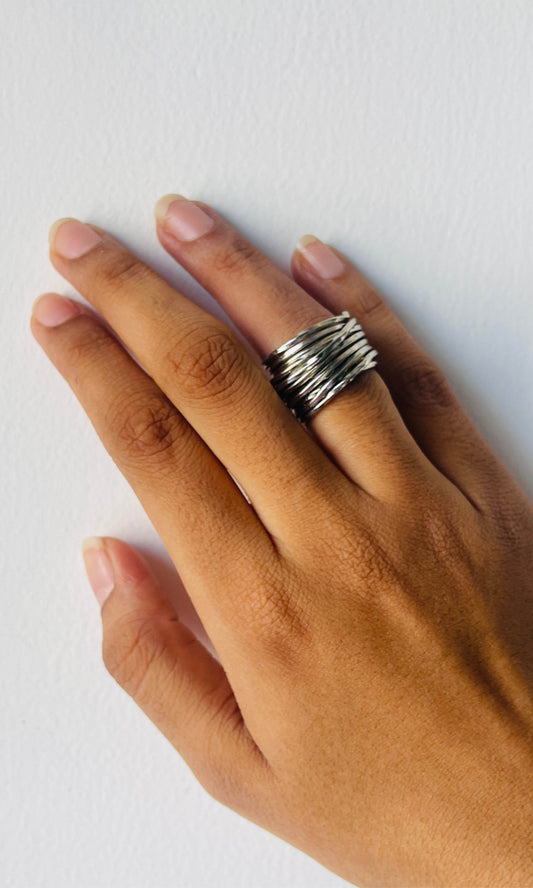 Wired Ring - Silver