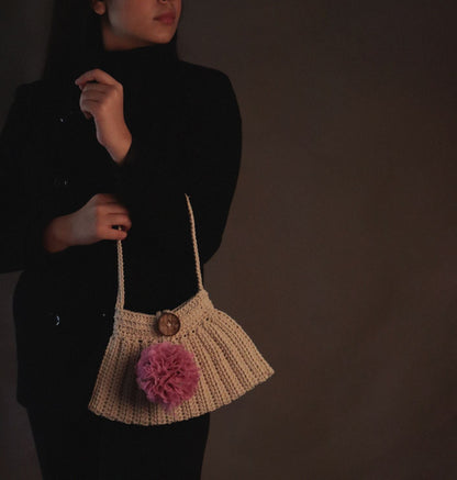 A-Line crochet hand Bag