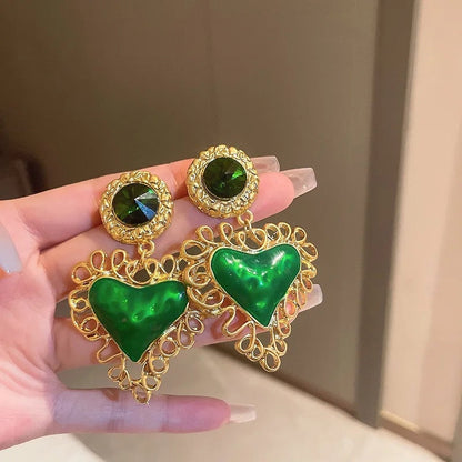 Kemei Heart Drop Earrings