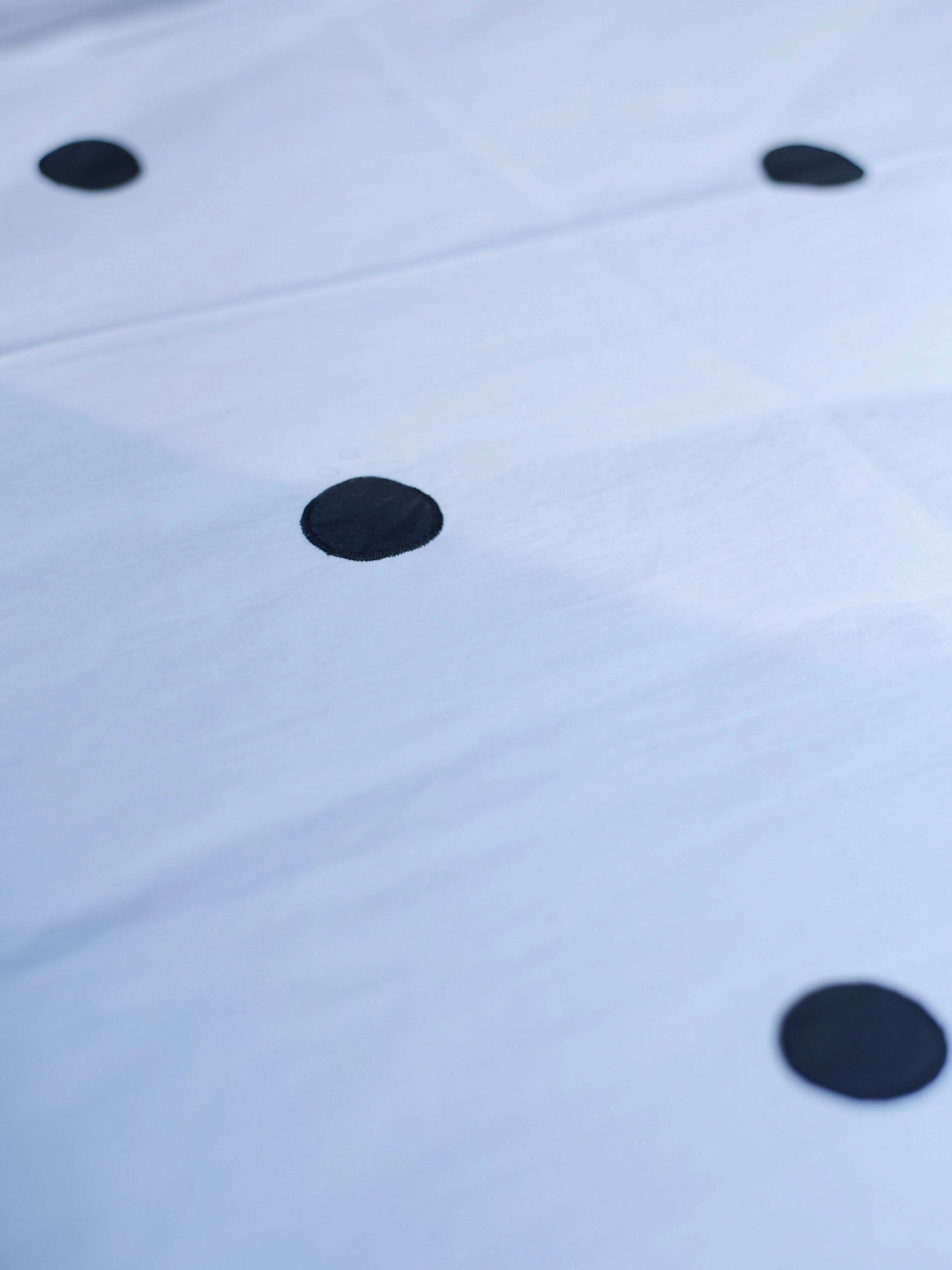 B&W Polka Bedsheet