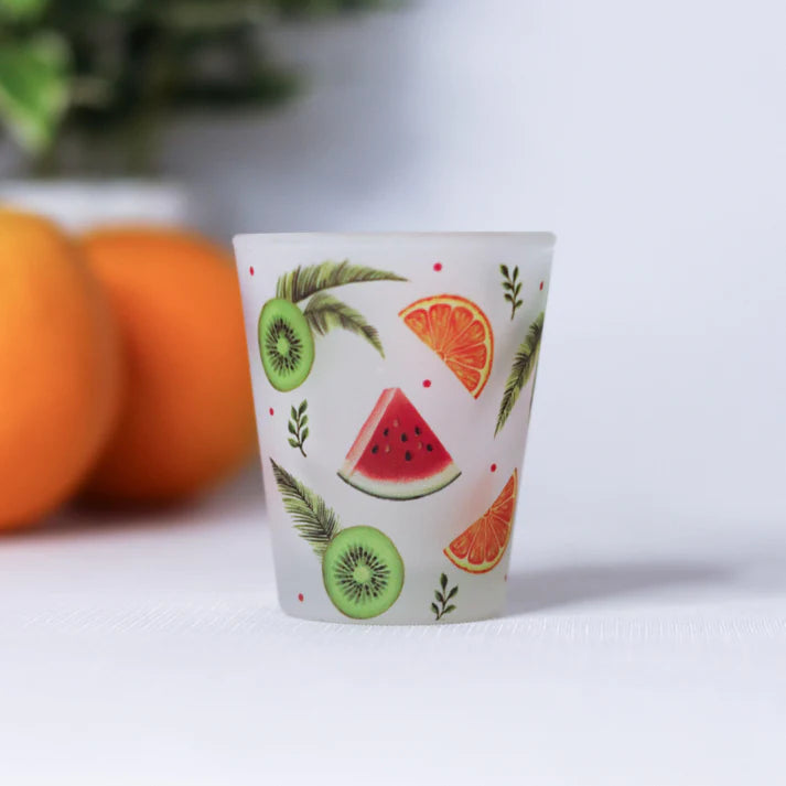 Fruit Fest Frosted Shot Glasses ( Set of 4)