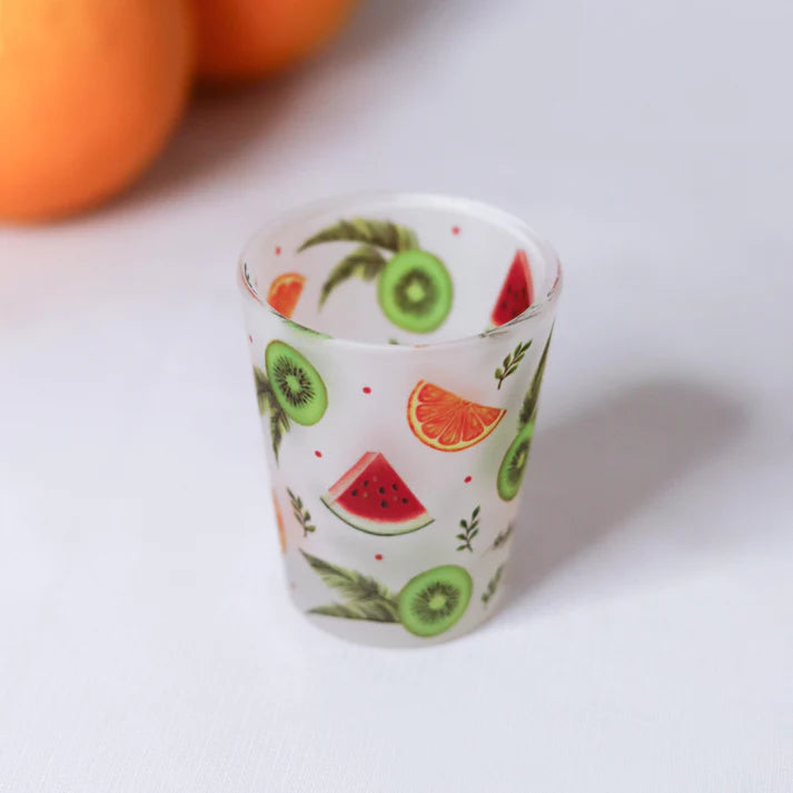 Fruit Fest Frosted Shot Glasses ( Set of 4)