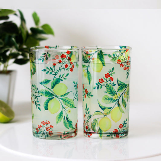 Zesty Lemon Tumblers (Set of 2 & 4)