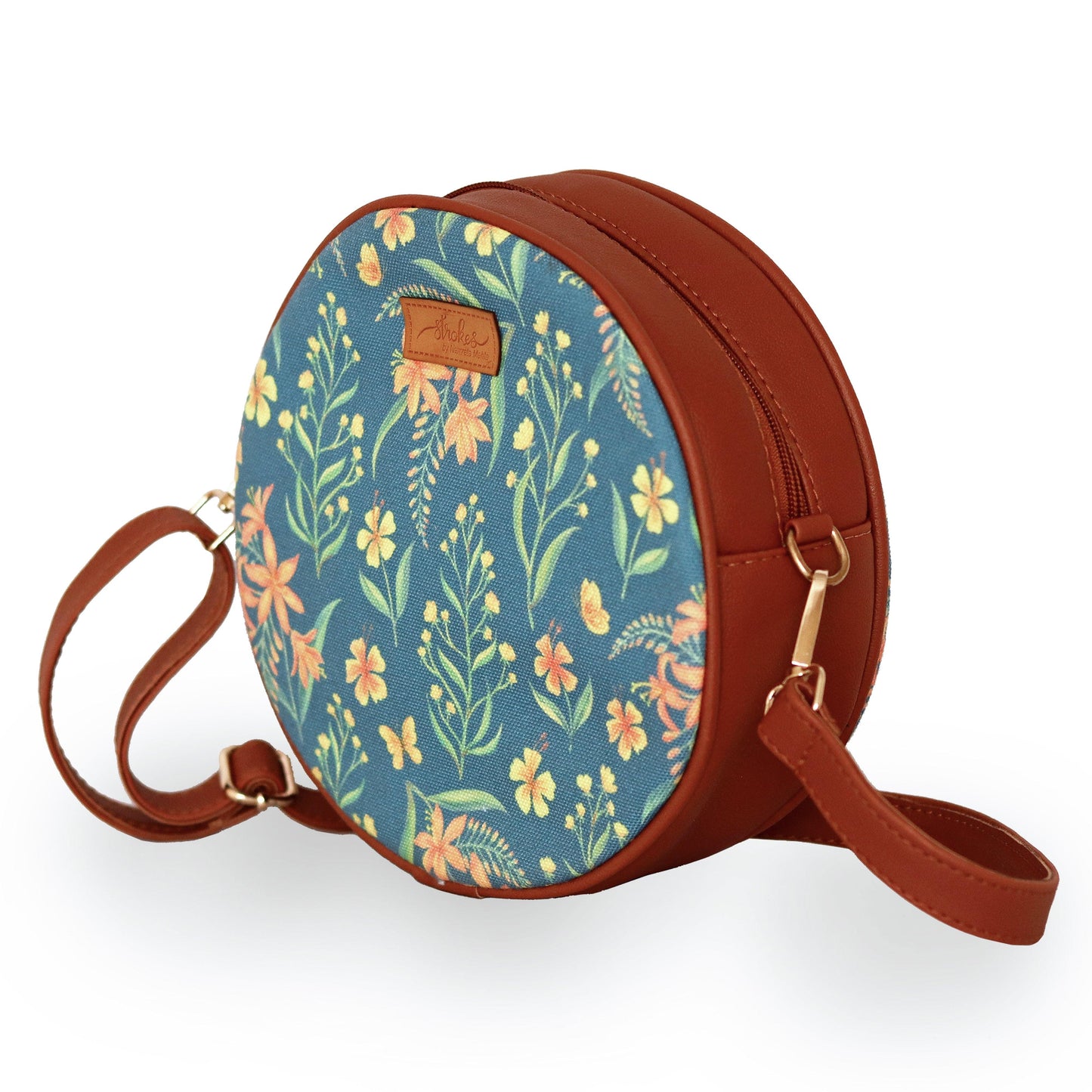 Summer Blossoms Orbit Sling Bag