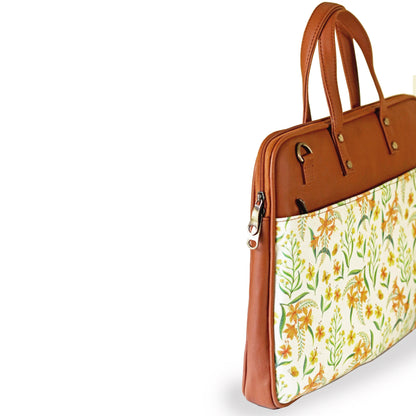 Summer Blossoms Women's Compact Laptop Bag