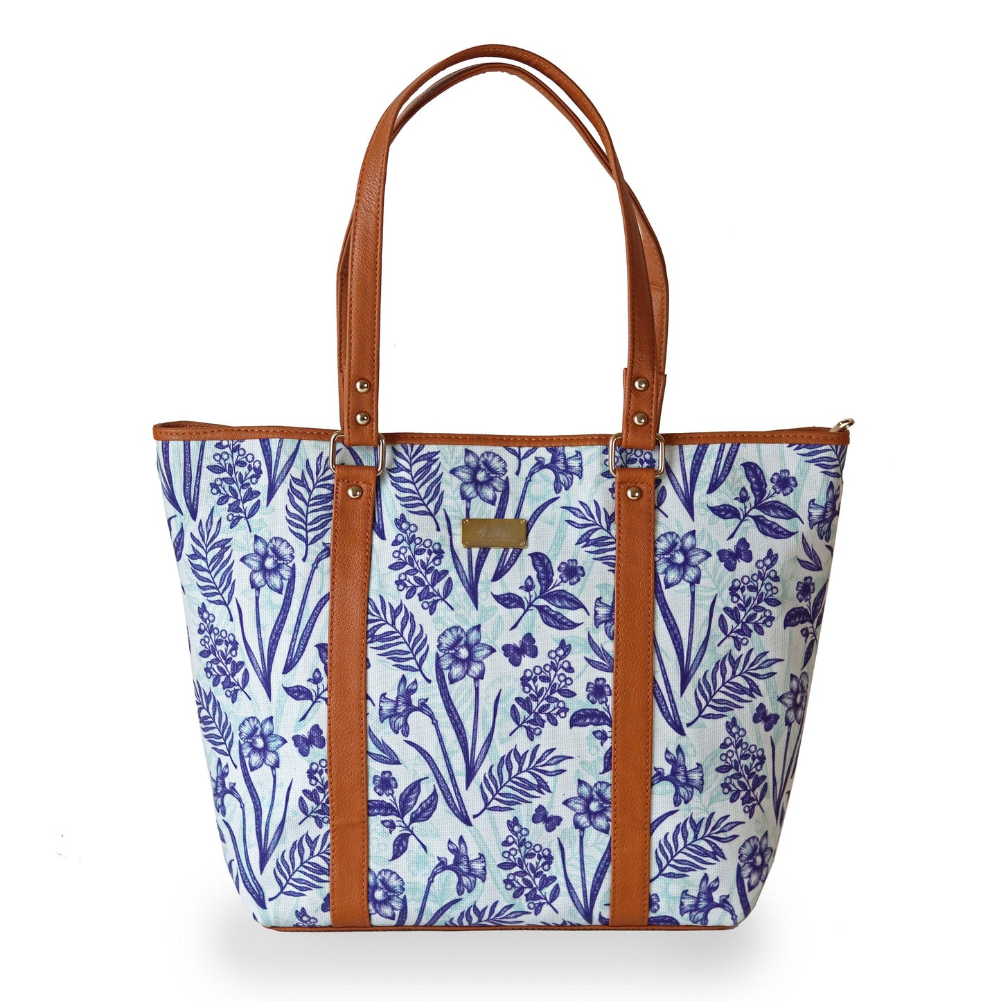 Indigo Delight & Forest Spice Tote Bag