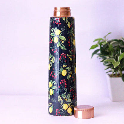 Zesty Lemon Copper Bottle