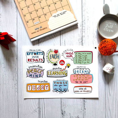 What Really Matters | 2024 Desk Calendar + FREE Stickers