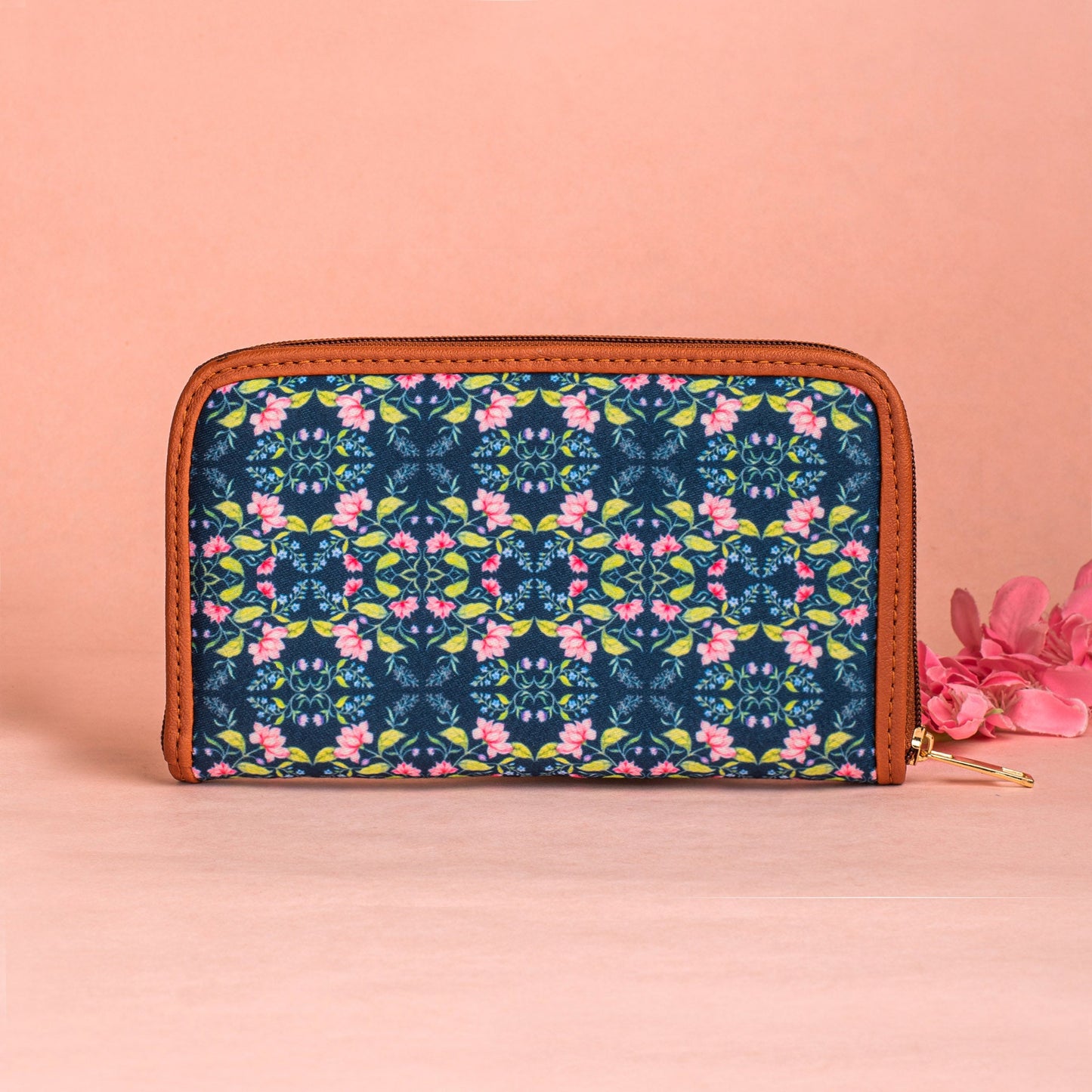 Summer Florescence Zipper Wallet