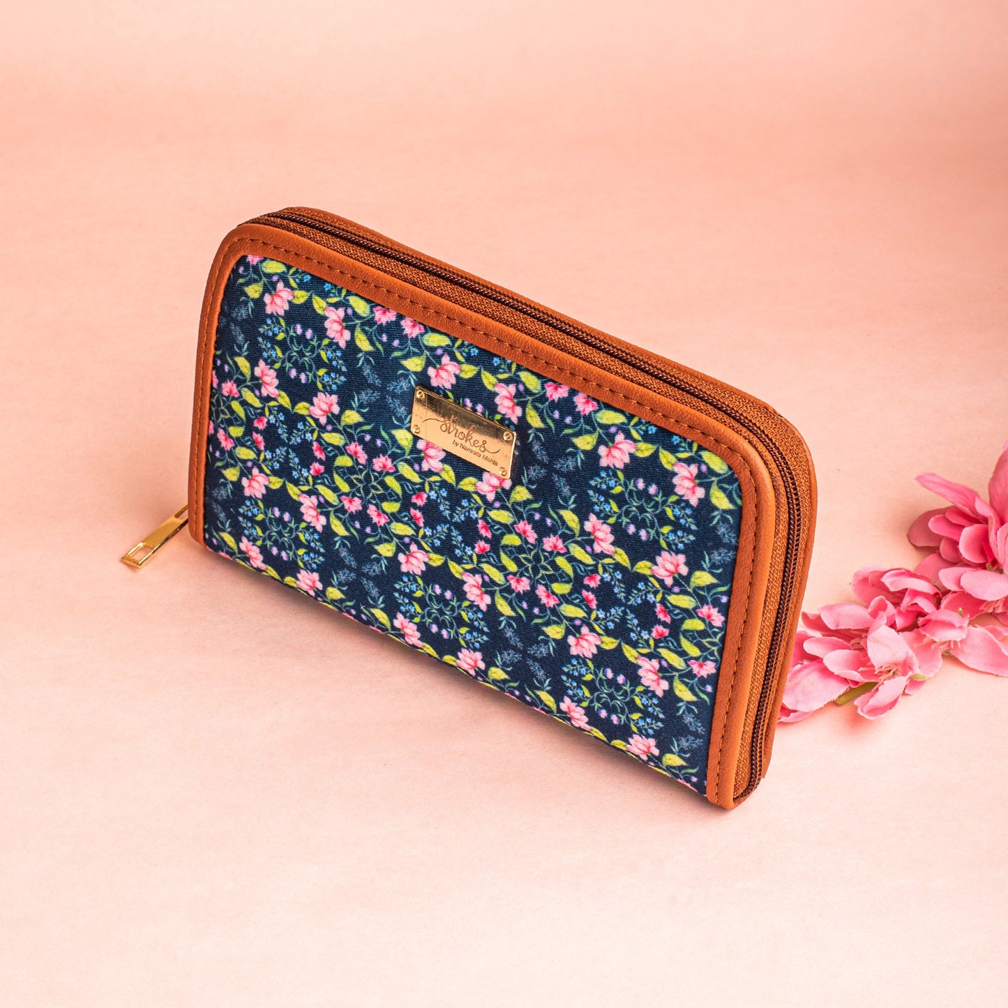 Summer Florescence Zipper Wallet