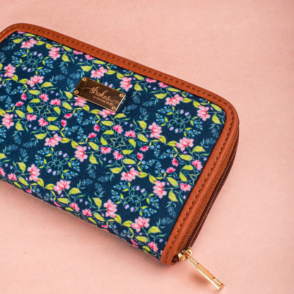 Summer Florescence Zipper Wallet