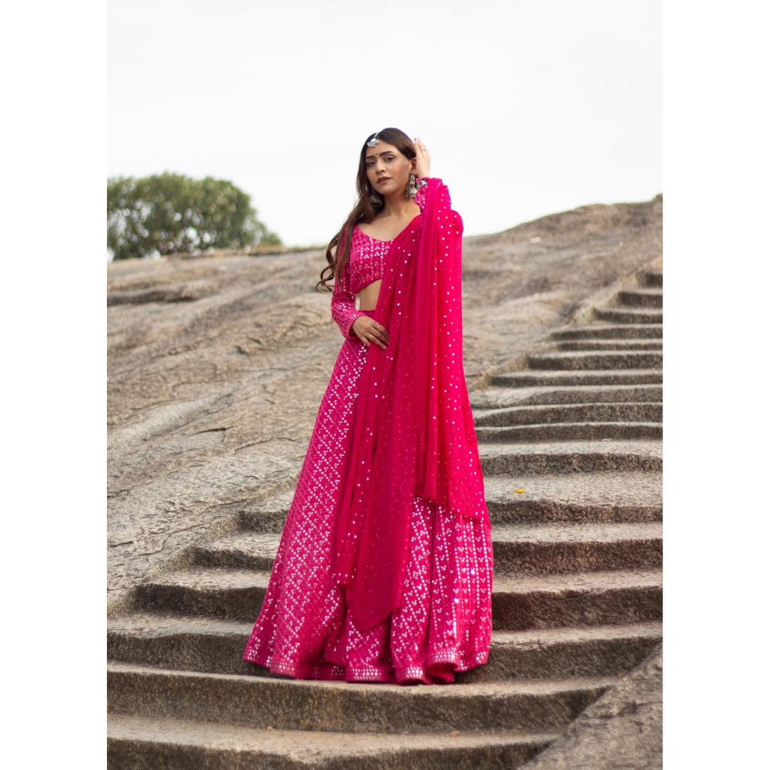 Kashish Shimmer Lehenga Set