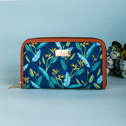 Birds of Paradise Zipper Wallet