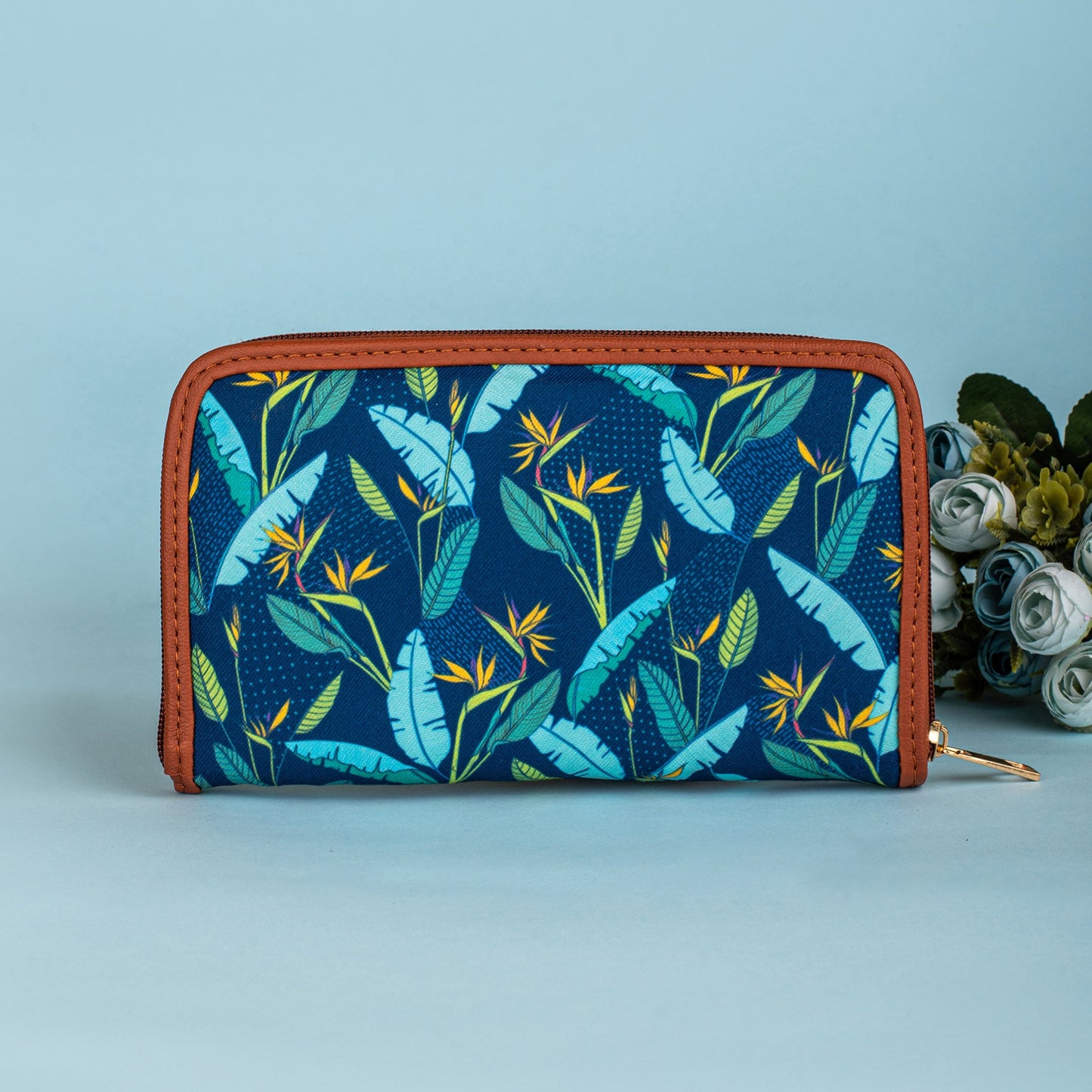 Birds of Paradise Zipper Wallet