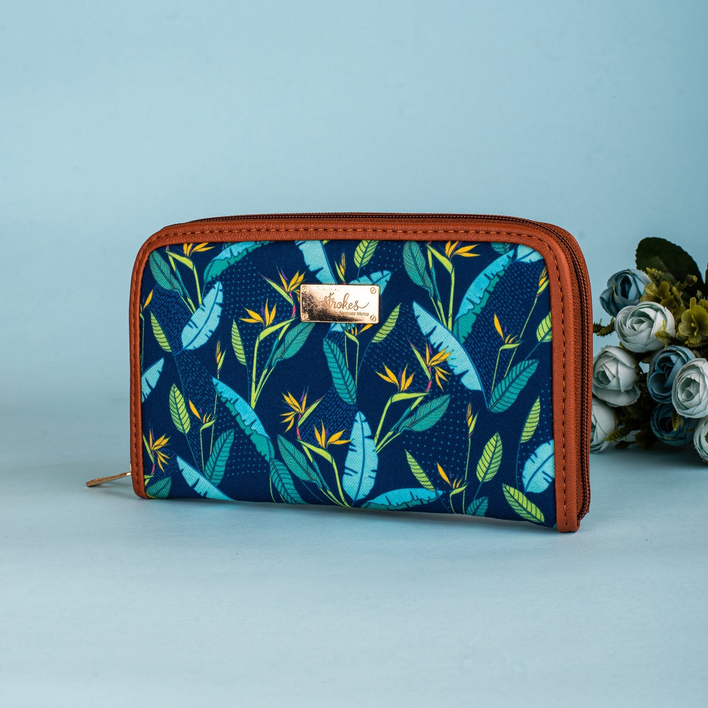 Birds of Paradise Zipper Wallet