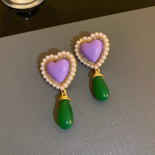 Coeur Drop Earrings