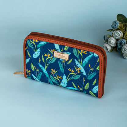 Birds of Paradise Zipper Wallet