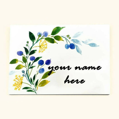 Customized Name Plate - Corner Berry Name Plate