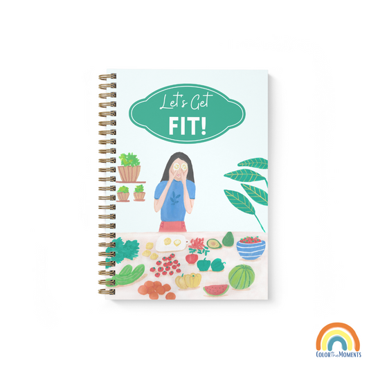 Fitness Journal Spiral | Let's Get Fit