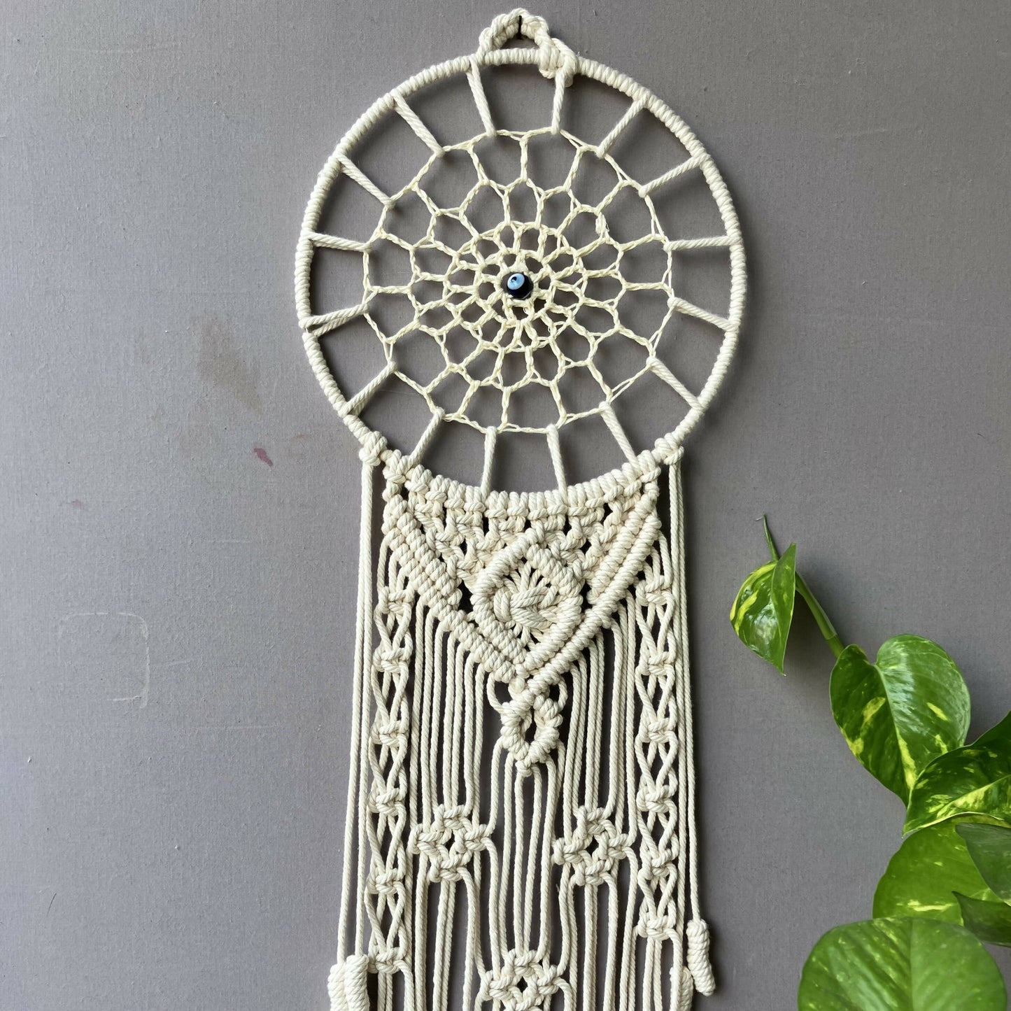 Evil Eye Crochet Dreamcatcher