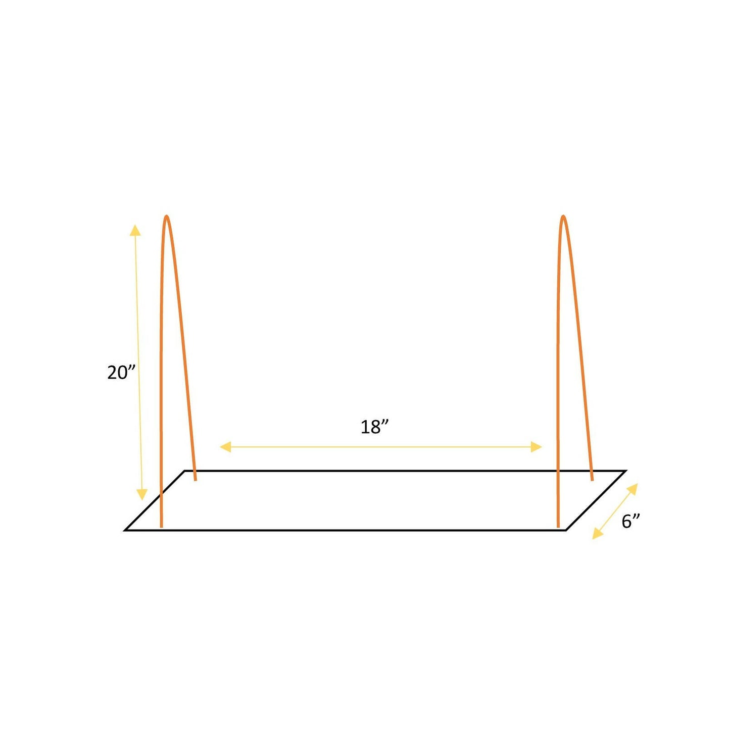 Calyx Hanging Shelf- Off White