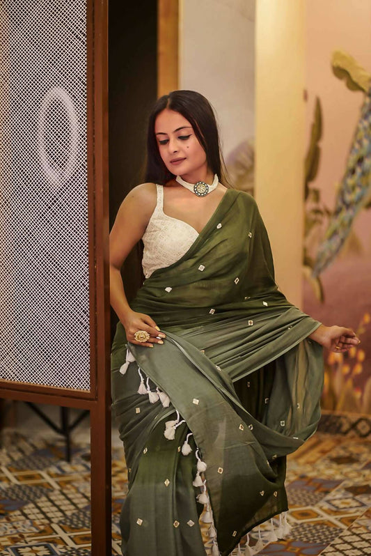 Green Bee Saree