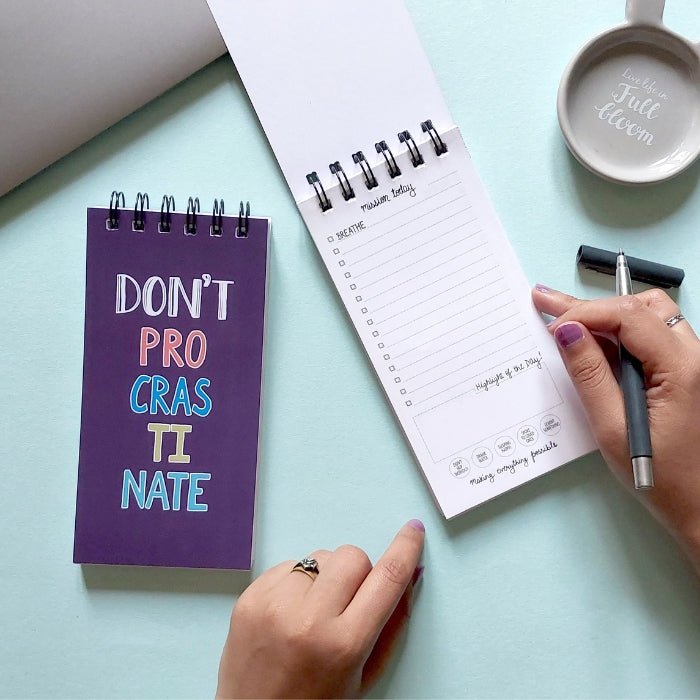 Don't Procrastinate | Daily Planner