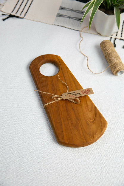 Solid Teak Wood Chopping Board/Serving Board Paddle Board