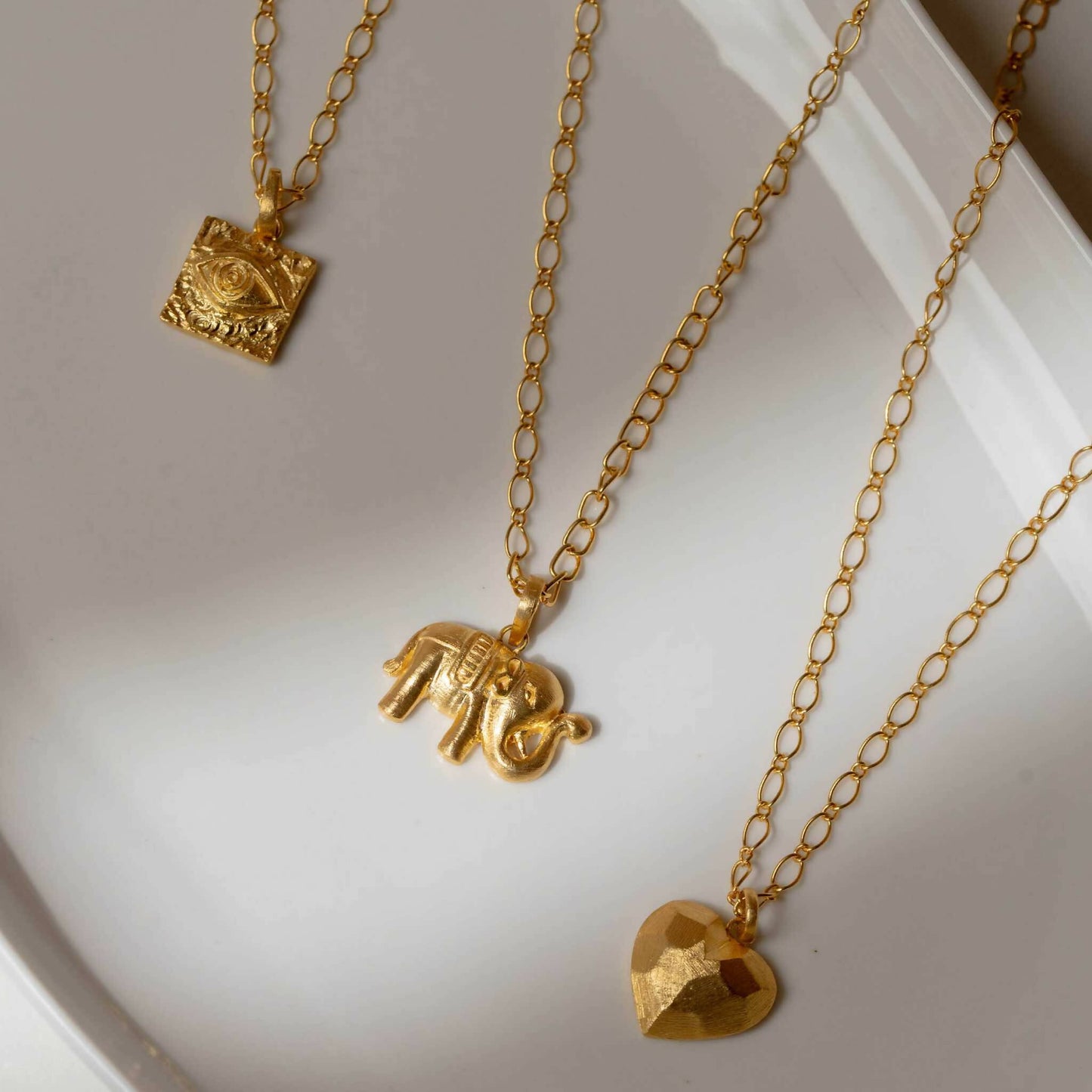 Haathi Locket Gold Neckchain