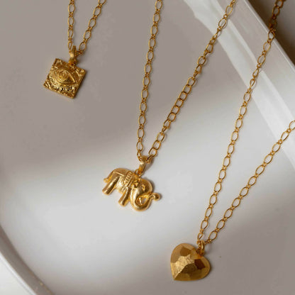 Haathi Locket Gold Neckchain