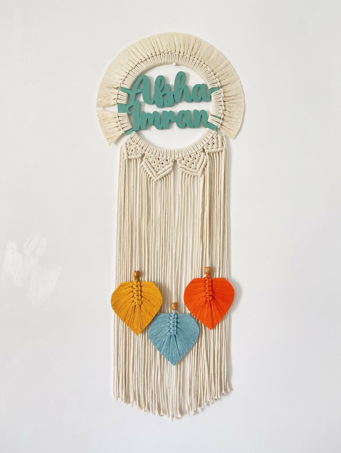 Hoop Name Macrame Dreamcatcher