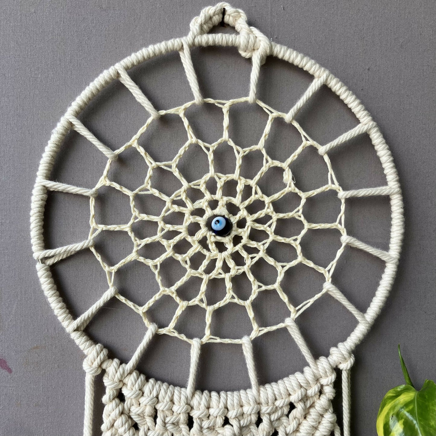 Evil Eye Crochet Dreamcatcher