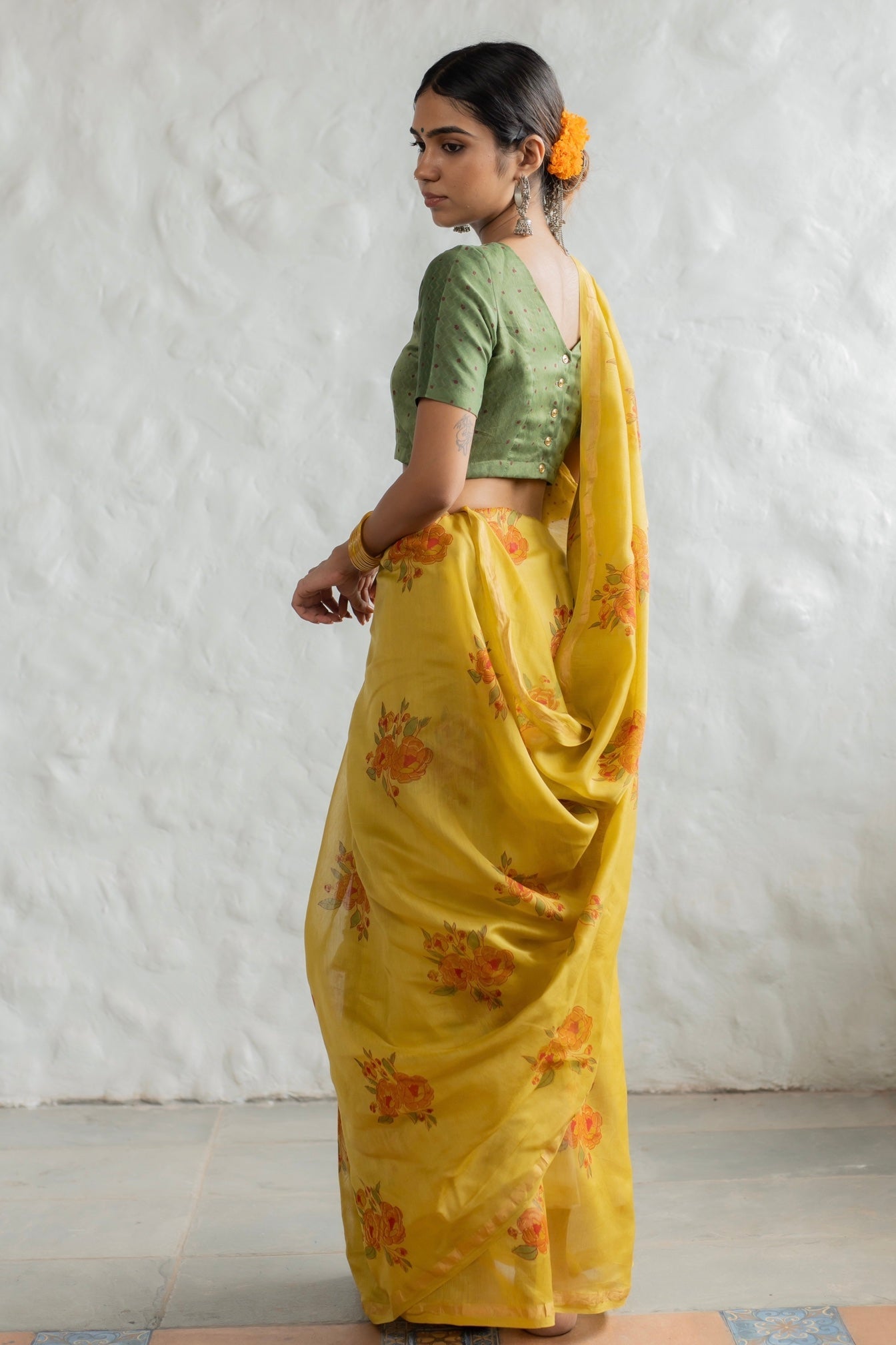 Gul Si Nazakat Chanderi Saree