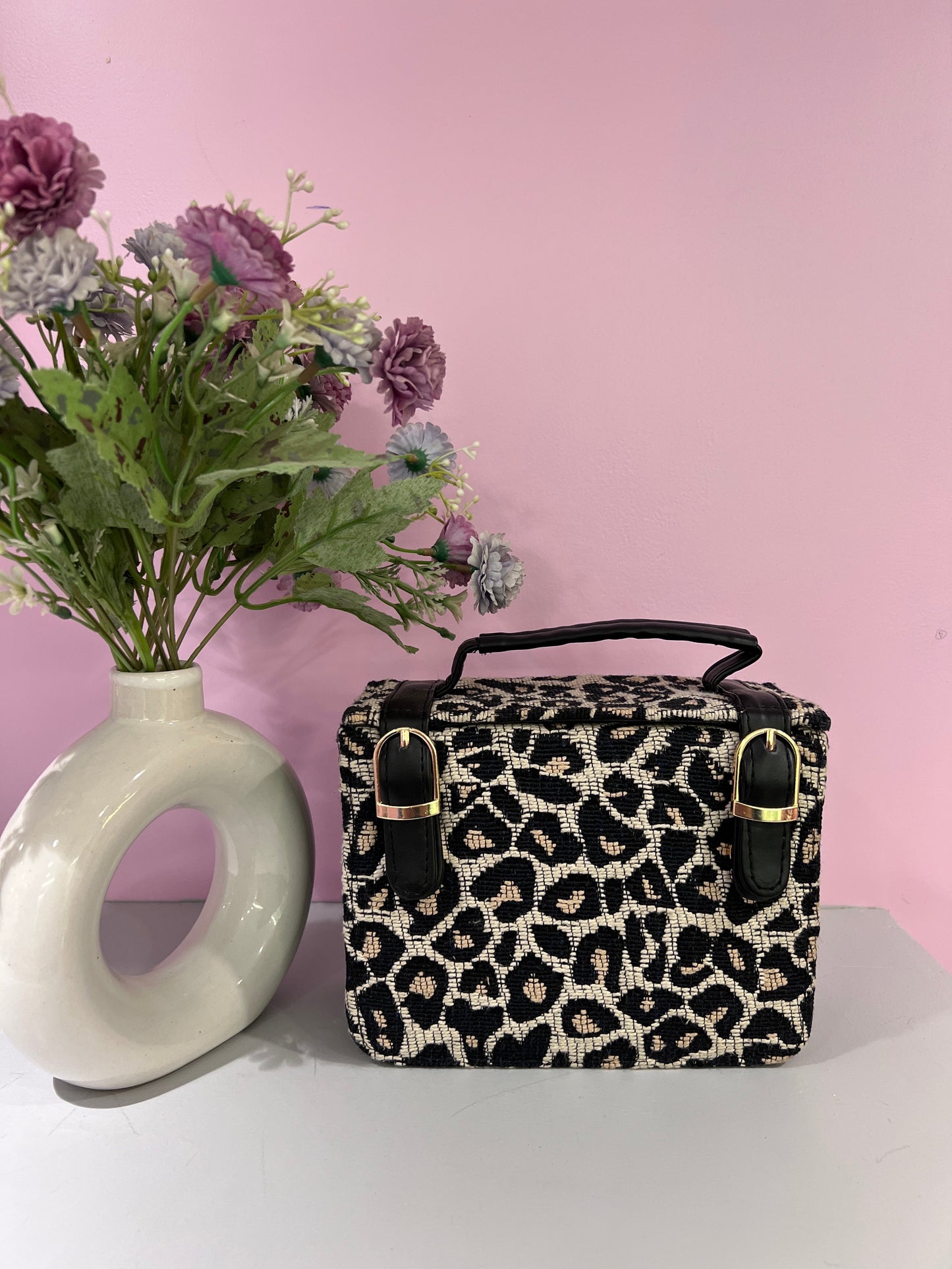 Animal Print Box Sling