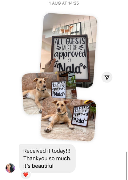 Pet Personalised Frame