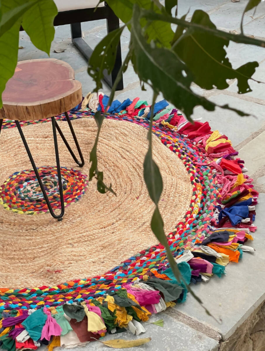 Multicolored Jute Rug Local Nation