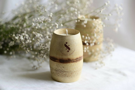Bamboo Burnt Candle