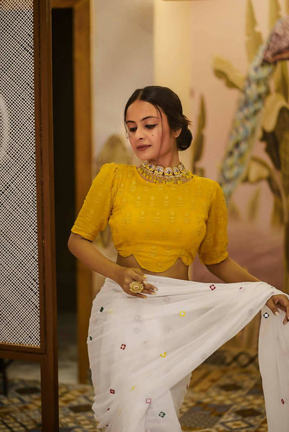 Yellow Pearl Blouse