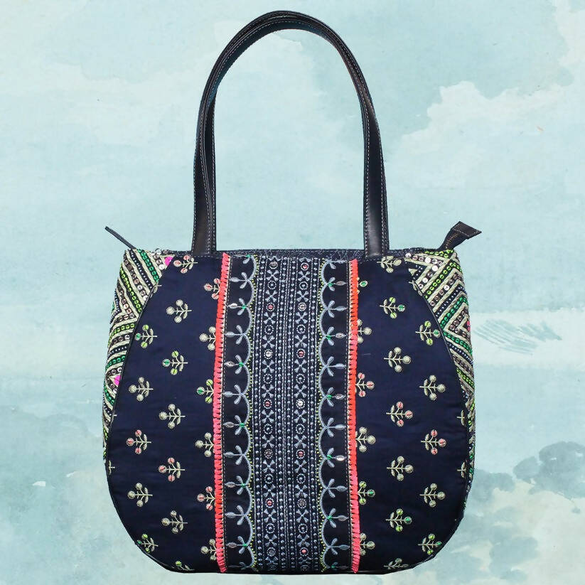 Navy Tote Bag