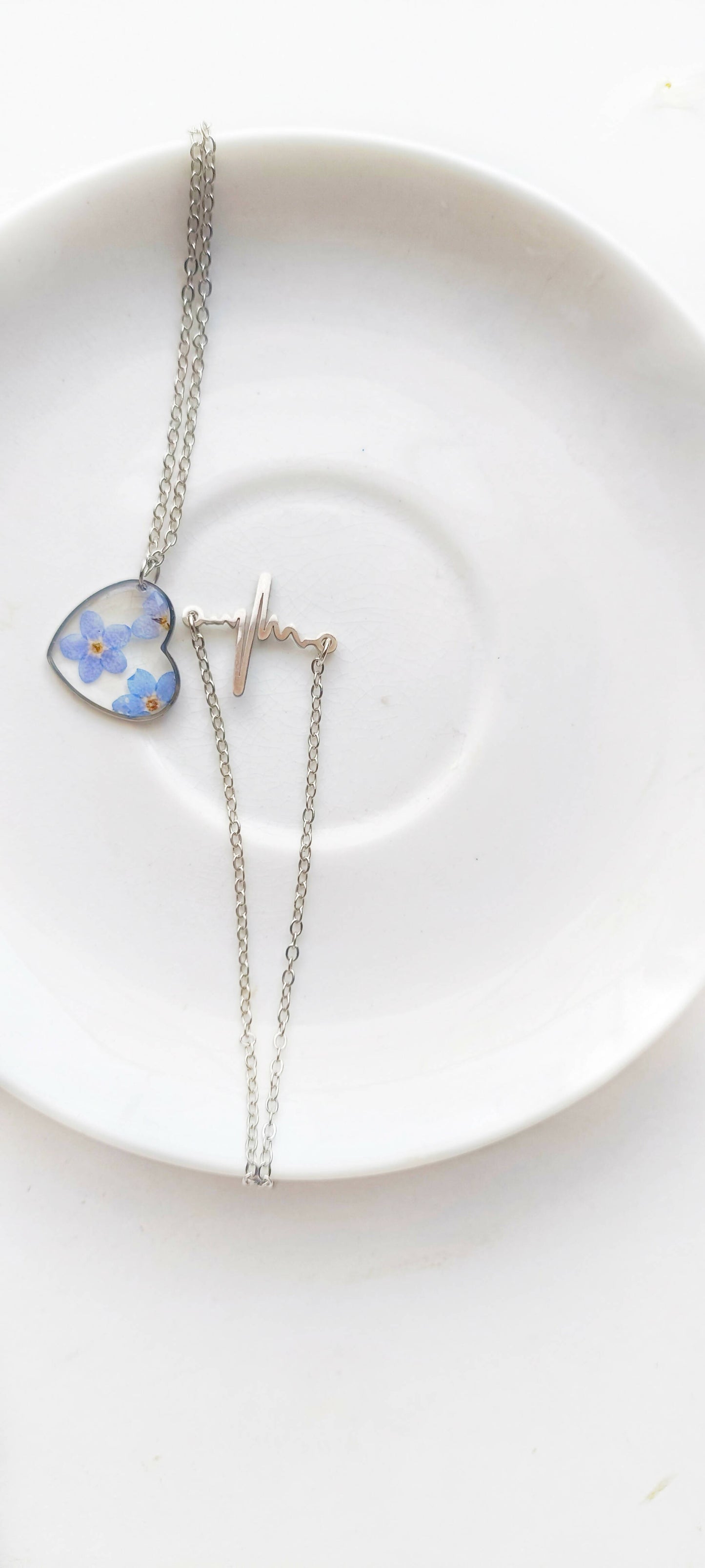 Love Blue Pendant Necklace