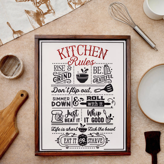 Kitchen Rules Frame