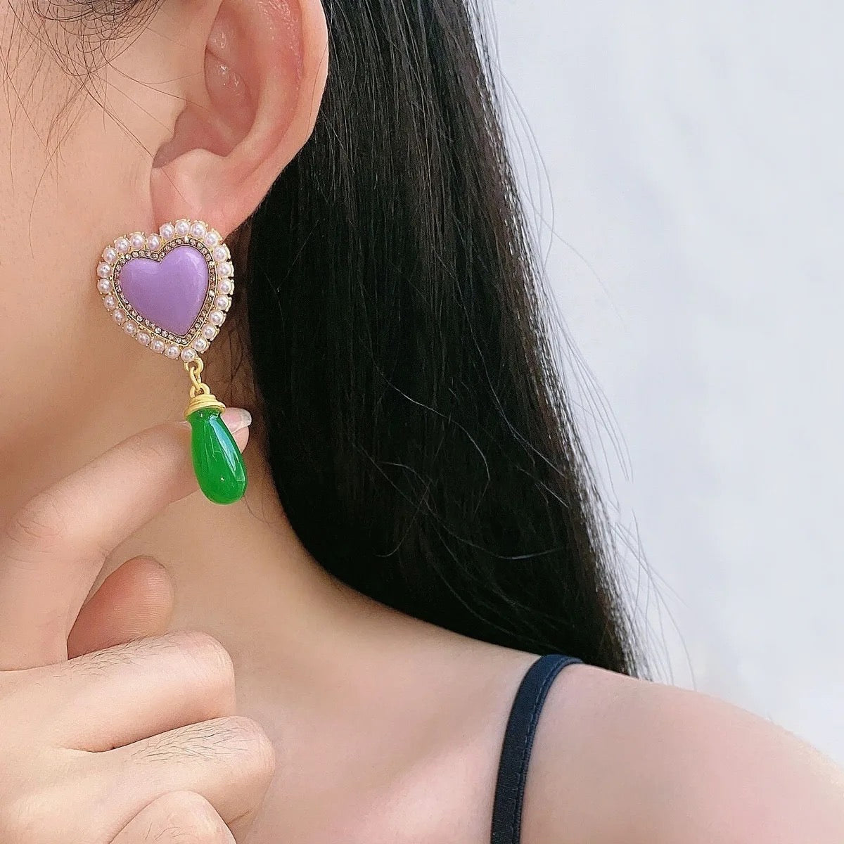 Coeur Drop Earrings