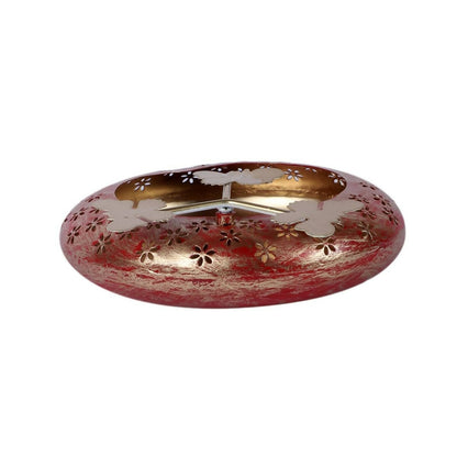 Red & Gold Tyre Urli (Set of 3)